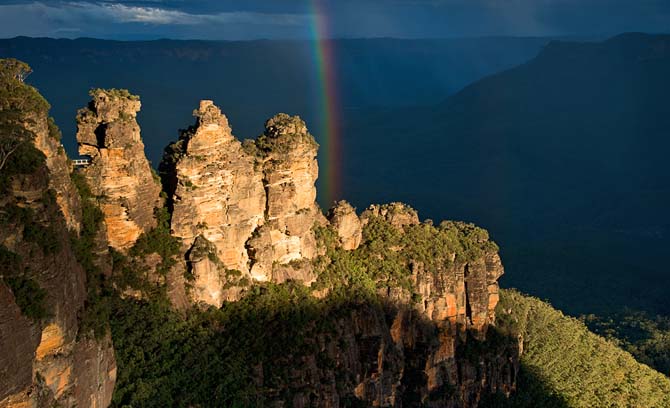 The Three Sisters is the Blue Mountains’ most spectacular landmark.